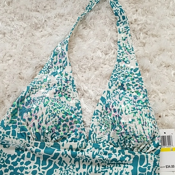 NWT, very pretry bathing suit. Size M - Picture 2 of 7